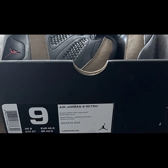 Jordan olive 9 from 2012 - Picture 5 of 5